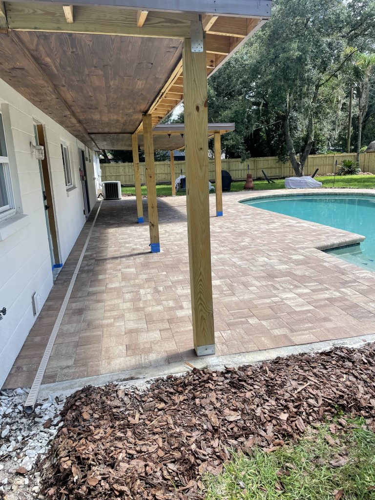 Paver Sealing Pool deck